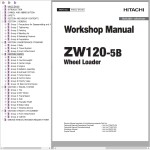 Hitachi ZW120-5B Workshop Manual WNCC-EN-00