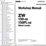 Hitachi ZW150-5B ZW150PL-5B Workshop Manual WNDG90-EN-00