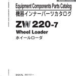 Hitachi ZW220-7 Parts Catalog PNUD40-E1-1