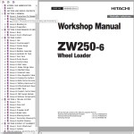 Hitachi ZW250-6 Workshop Manual WNEM50-EN-01