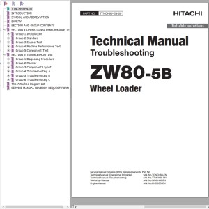 Hitachi ZW80-5B Technical Manual TTNCH60-EN-00