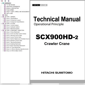 Hitachi SCX900HD-2 Technical Manual TO25W-E-00