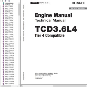 Hitachi TCD3.6L4 Technical Manual ETNSA60-EN-00