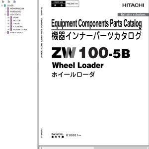 Hitachi ZW100-5B Parts Catalog PNCB-E1-2