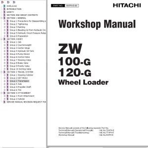 Hitachi ZW100-G ZW120-G Workshop Manual W4FK-E-00