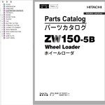 Hitachi ZW150-5B Parts Catalog PNDG-1-3