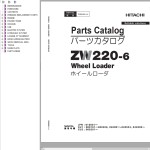 Hitachi ZW220-6 Parts Catalog PNEK50-1-4