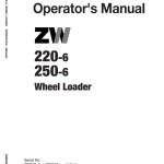 Hitachi ZW220-6 ZW250-6 Operator's Manual ENMNEK-EN2-5
