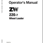 Hitachi ZW220-7 Operator's Manual ENMNUD-EN1-2