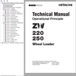 Hitachi ZW220 ZW250 Technical Manual TO4GC-E-00