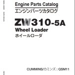 Hitachi ZW310-5A Engine Parts Catalog PNFC90-EG1-2