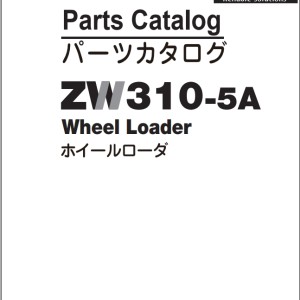 Hitachi ZW310-5A Parts Catalog PNFC90-1-3