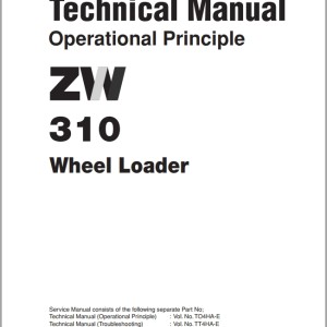 Hitachi ZW310 Technical Manual TO4HA-E-00