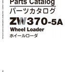 Hitachi ZW370-5A Parts Catalog PNH990-1-1