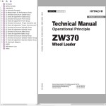 Hitachi ZW370 Technical Manual TO97C5-E-02
