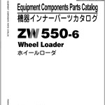 Hitachi ZW550-6 Parts Catalog PNHK40-E1-2