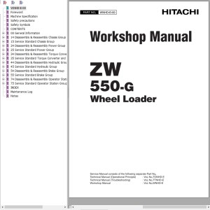 Hitachi ZW550-G Workshop Manual WNHD-E-00