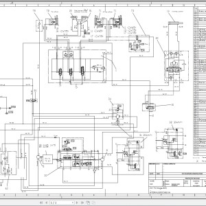 Hitachi ZW75 Stage III B Hydraulic Circuit Diagram 6642044