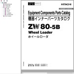 Hitachi ZW80-5B Parts Catalog PNCH-E1-3