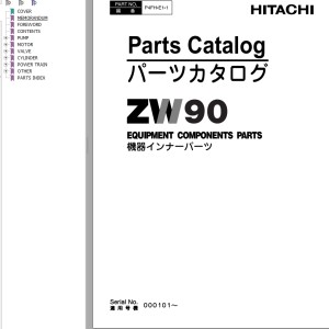 Hitachi ZW90 Parts Catalog P4FH-E1-1