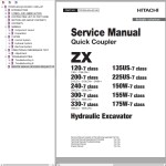 Hitachi ZX120-7 Class ZX175W-7 Class Service Manual TDF350-EN-QC-00