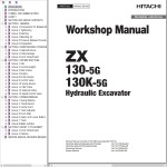 Hitachi ZX130-5G ZX130K-5G Workshop Manual WDAG-EN-00