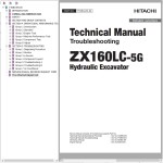 Hitachi ZX160LC-5G Technical Manual TTDBG-EN-00