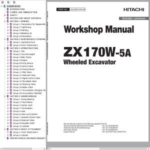Hitachi ZX170W-5A Workshop Manual WLBJE0-EN-00
