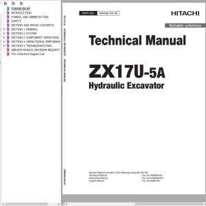 Hitachi ZX17U-5A Technical Manual TABA90-EN-00