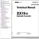 Hitachi ZX19-6 Technical Manual TABL50-EN-00