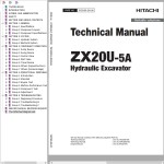 Hitachi ZX20U-5A Technical Manual TACD90-EN-00