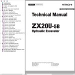 Hitachi ZX20U-5B Technical Manual TACG90-EN-00