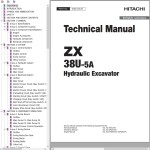 Hitachi ZX38U-5A Technical Manual TADC-EN-01