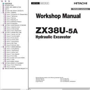 Hitachi ZX38U-5A Workshop Manual WADC-EN-00