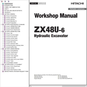 Hitachi ZX48U-6 Workshop Manual WAEP50-EN-00