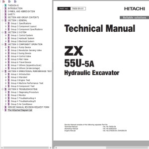Hitachi ZX55U-5A Technical Manual TAEA-EN-01