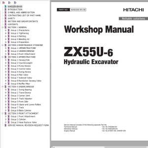Hitachi ZX55U-6 Workshop Manual WAEQ50-EN-00