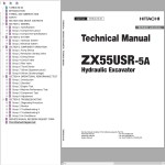 Hitachi ZX55USR-5A Technical Manual TAEBJ0-EN-00