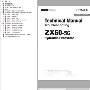 Hitachi ZX60-5G Technical Manual TTDEG-EN-01