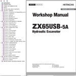 Hitachi ZX65USB-5A Workshop Manual WAFA-EN-00