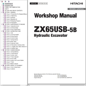 Hitachi ZX65USB-5B Workshop Manual WAFD90-EN-00