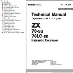 Hitachi ZX70-5G ZX70LC-5G Technical Manual TODEA-EN-01