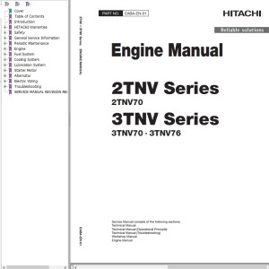 Hitachi 2TNV 3TNV Series Engine Manual EABA-EN-01
