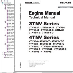 Hitachi 3TNV 4TNV Series Technical Manual ETADB-EN-01