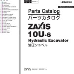 Hitachi ZX10U-6 Parts Catalog PAAA50-1-1