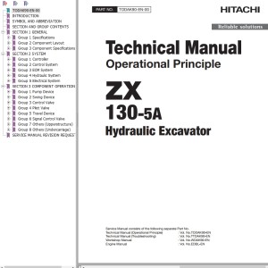 Hitachi ZX130-5A Technical Manual TODAK90-EN-00