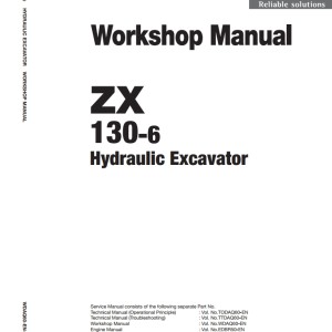 Hitachi ZX130-6 Workshop Manual WDAQ60-EN-00