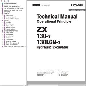 Hitachi ZX130-7 ZX130LCN-7 Technical Manual TODA320-EN-00