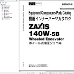 Hitachi ZX140W-5B Parts Catalog PLAA-E1-1