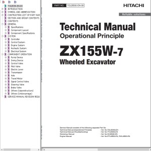 Hitachi ZX155W-7 Technical Manual TOLBS50-EN-00